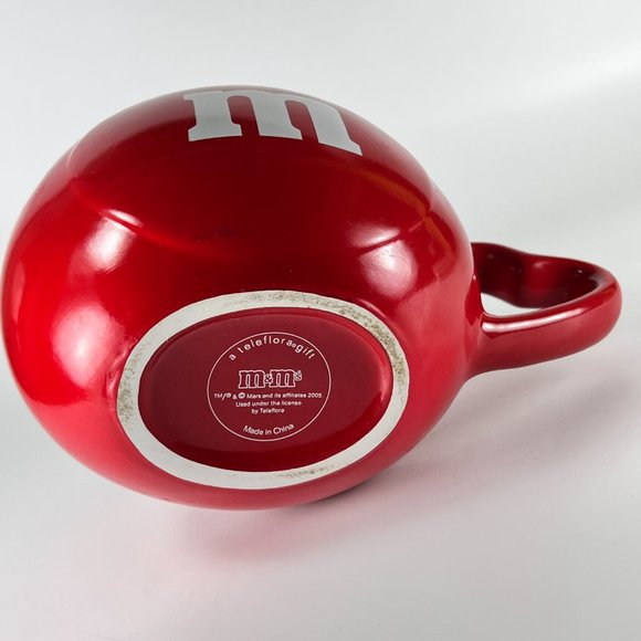 Mars Red M M Oversized Coffee Cup Mug Ceramic Teleflora Souvenir Replacement - Picture 5 of 12